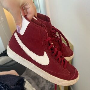 Maroon Nike Blazers